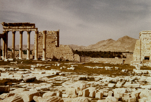 preview Palmyra, Baaltempel, SW-Ecke der Terrasse